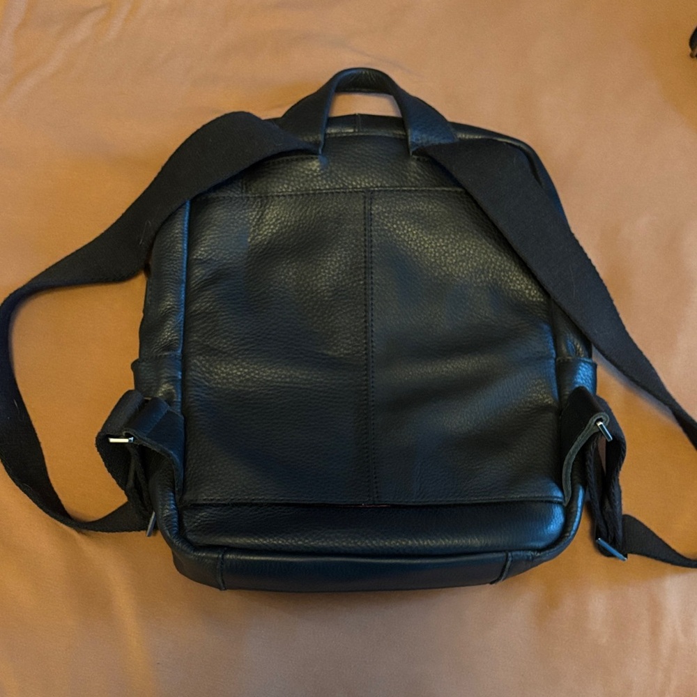 Hammit Black Leather Women’s Backpack - Picture 5 of 5